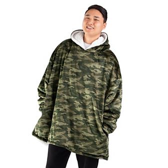 The Bare Homey - Adult Wearable Blanket - Sherpa Side Pockets