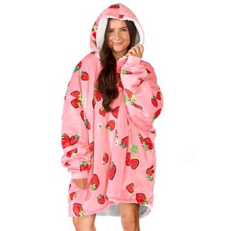 The Bare Homey - Adult Wearable Blanket - Sherpa Side Pockets
