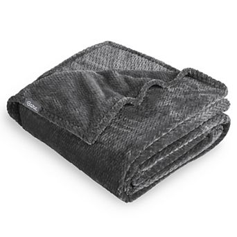 Bare Home Textured Microplush Throw Blanket