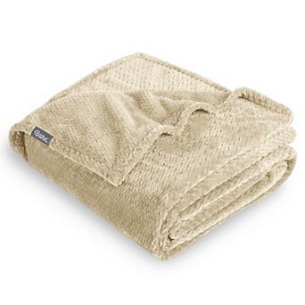 Bare Home Textured Microplush Throw Blanket
