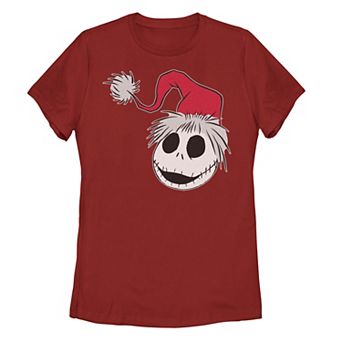 Disney's The Nightmare Before Christmas Santa Claus Jack Juniors' Graphic Tee