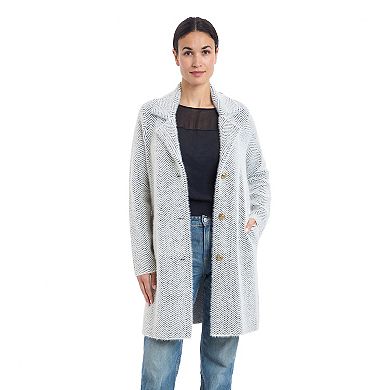 Women's London Fog Faux Wool Coatigan