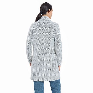 Women's London Fog Faux Wool Coatigan