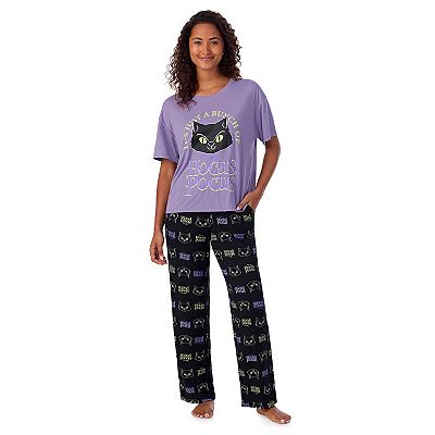 Disney's Hocus Pocus Women's Boxy Sleep Tee and Pants Set
