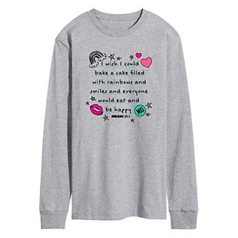 Men's Mean Girls Cake Filled Long Sleeve Graphic Tee