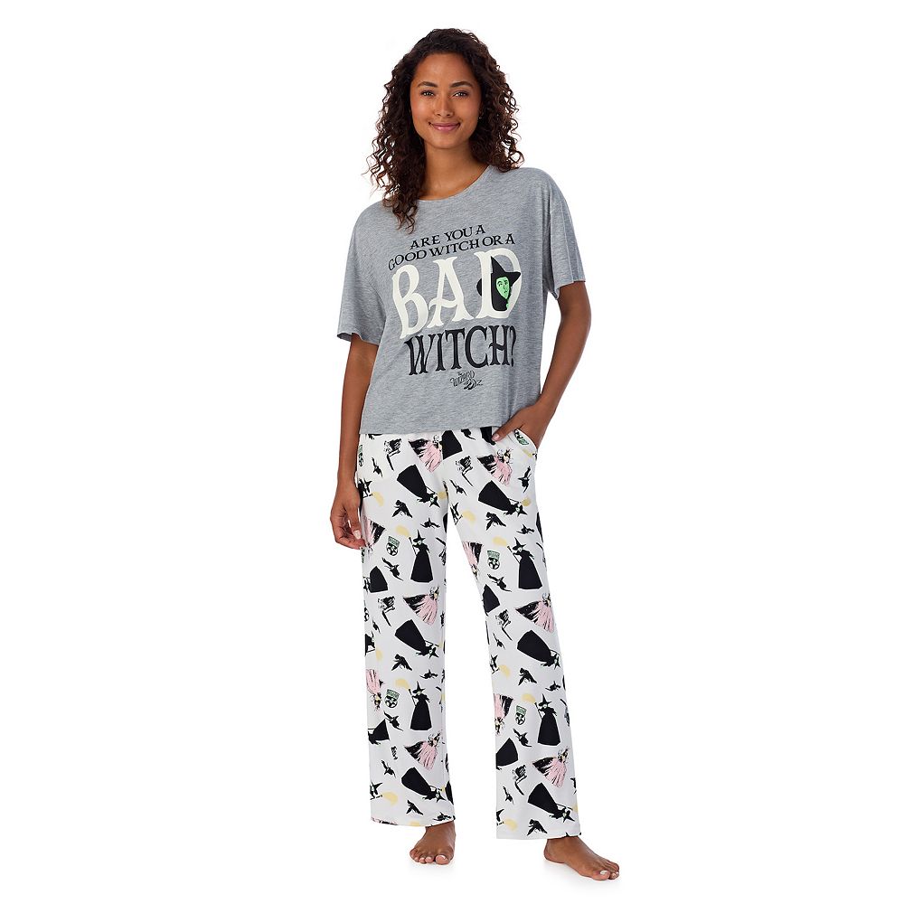 Women's Wizard of Oz Bad Witch Boxy Sleep Tee and Pants Set