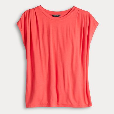 Women's Simply Vera Vera Wang Pleated Dolman Tee