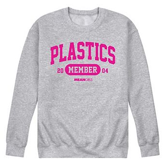Men's Mean Girls Plastics Member Fleece Sweatshirt