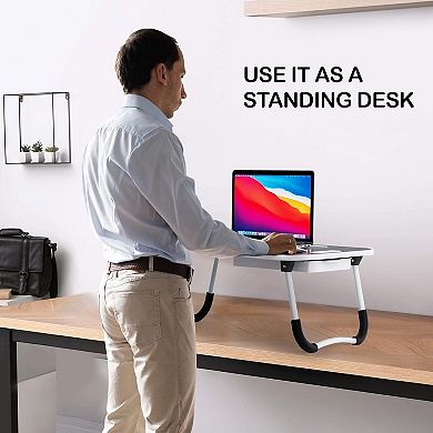 Lifelong Lap Desk, Foldable Bed Tray, Standing Desk, TV Tray Table