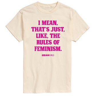 Men's Mean Girls Rules Of Feminism Graphic Tee