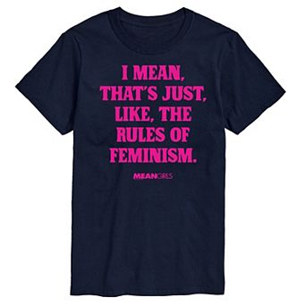 Men's Mean Girls Rules Of Feminism Graphic Tee
