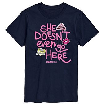 Men's Mean Girls She Doesn't Even Go Here Graphic Tee