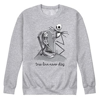 Disney's Nightmare Before Christmas Men's True Love Fleece Sweatshirt