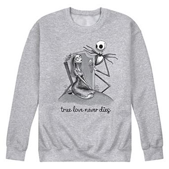 Disney's Nightmare Before Christmas Men's True Love Fleece Sweatshirt