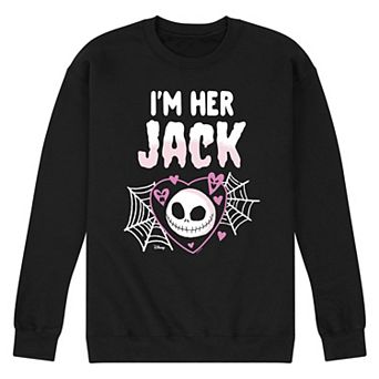 Disney's Nightmare Before Christmas Men's I'm Her Jack Fleece Sweatshirt