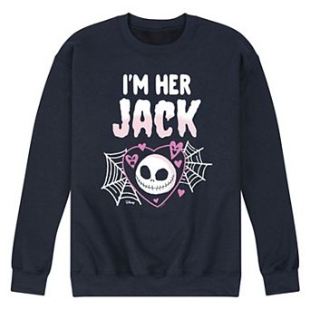 Disney's Nightmare Before Christmas Men's I'm Her Jack Fleece Sweatshirt