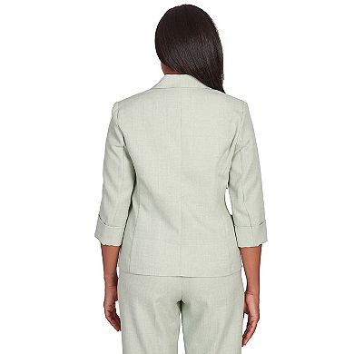 Women's Alfred Dunner Button Front Blazer Jacket