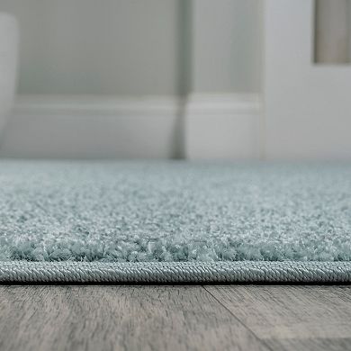 Haze Solid Low-pile Area Rug