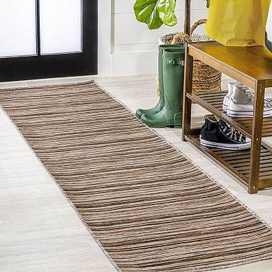 Finn Modern Farmhouse Pinstripe Area Rug