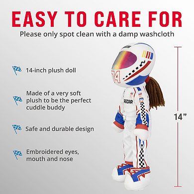 NASCAR 14 Inch Sally Speedster Racecar Driver Plush Figure