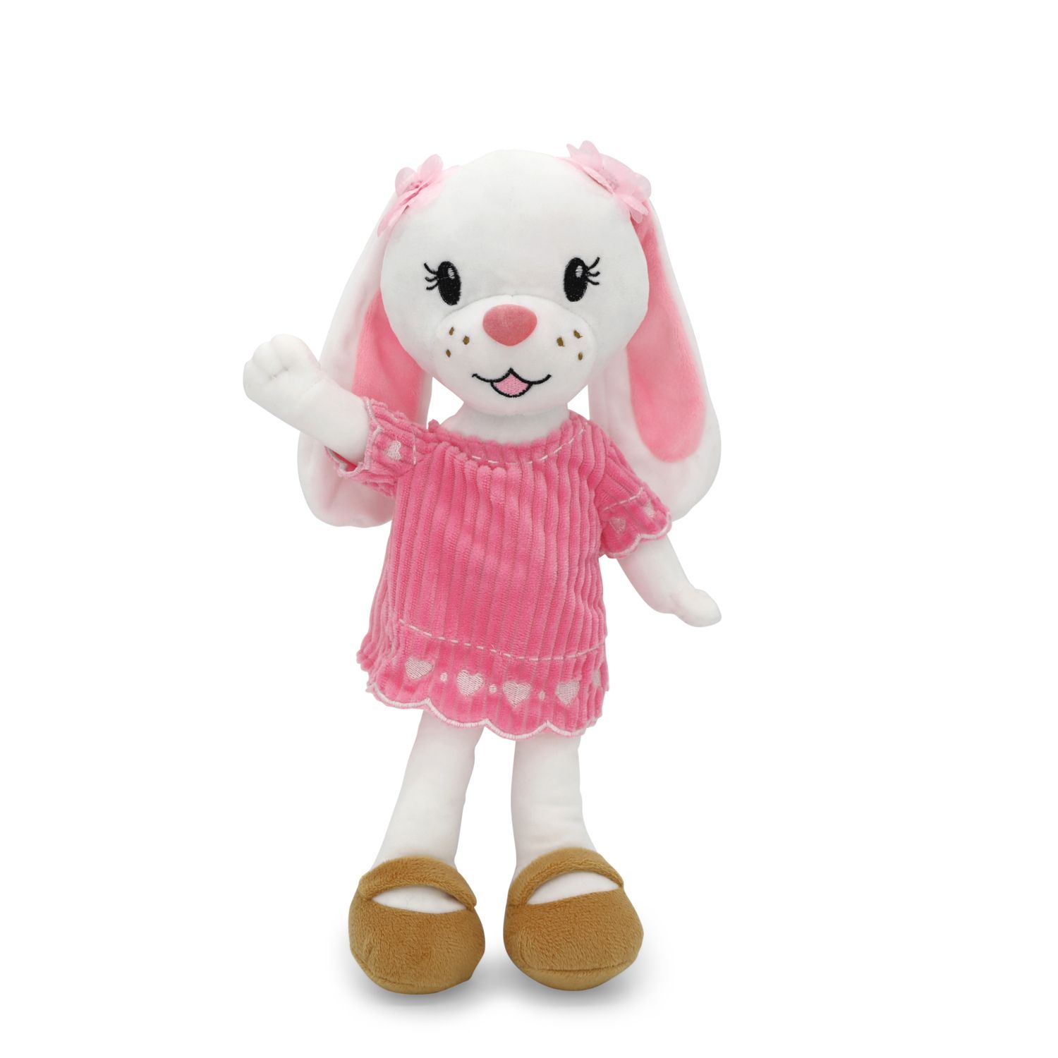 Детские куклы 14 Inch Sharewood Forest Friends Rag Doll - Brie The Bunny — фото 1