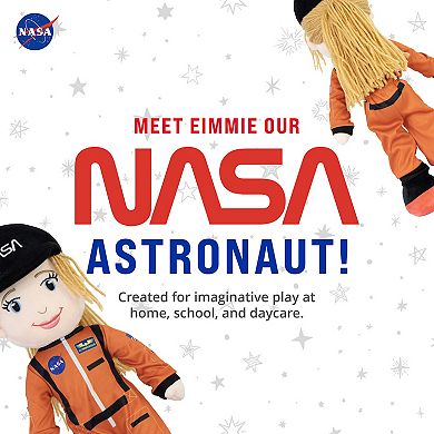 NASA Eimmie Astronaut 14 Inch Plush Figure