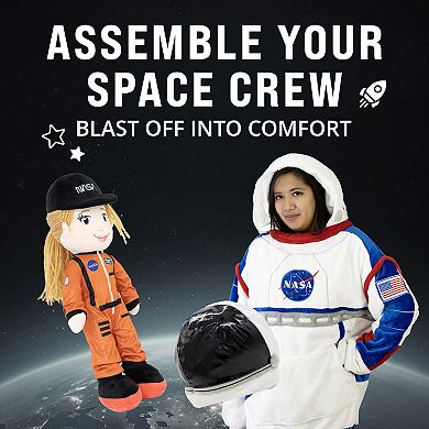NASA Eimmie Astronaut 14 Inch Plush Figure