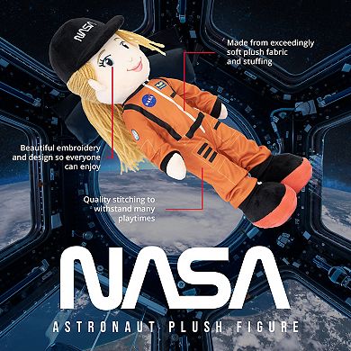 NASA Eimmie Astronaut 14 Inch Plush Figure