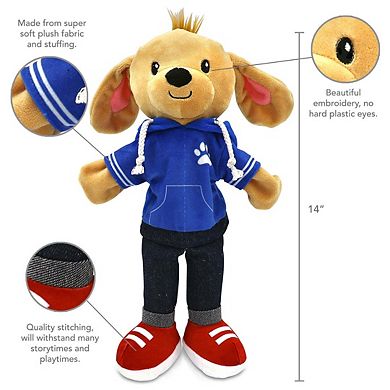 14 Inch Sharewood Forest Friends Puppet - Dougie The Dog