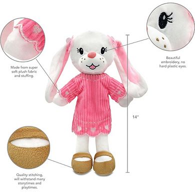 14 Inch Sharewood Forest Friends Puppet - Brie The Bunny