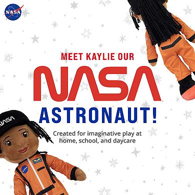 NASA Kaylie Astronaut 14 Inch Plush Figure