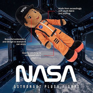 NASA Kaylie Astronaut 14 Inch Plush Figure