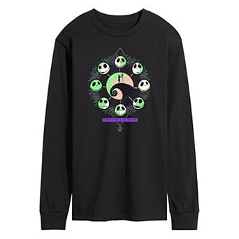 Disney's Nightmare At Christmas Men's Forever Long Sleeve Graphic Tee