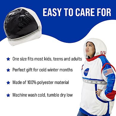 Unisex Nasa Spaceman Snugible - Reversible Blanket Hoodie Pillow