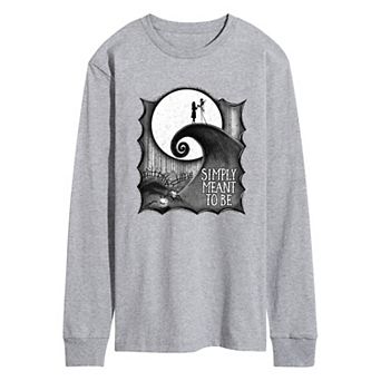 Disney's Nightmare At Christmas Men's Long Sleeve Graphic Tee