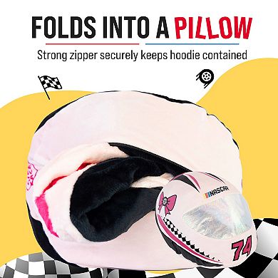 Unisex Pink Nascar Snugible - Reversible Blanket Hoodie Pillow