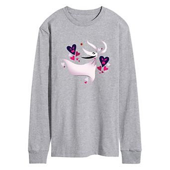 Disney's Nightmare At Christmas Men's Zero Long Sleeve Graphic Tee