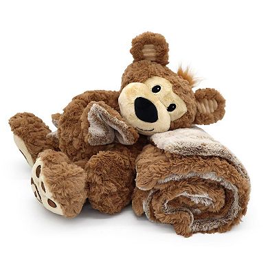Bear Blanket & Plush Pawley the Bear 2-in-1 Blankie Bestie