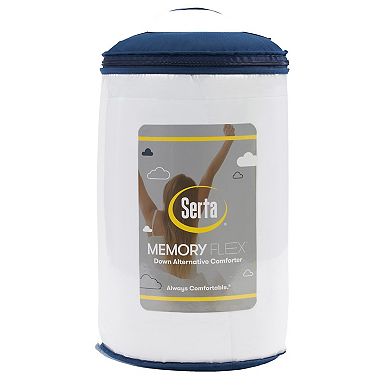 Serta® Memory Flex Down Alternative Box Quilt Comforter