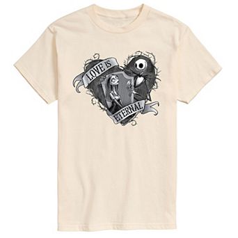 Disney's Nightmare Before Christmas Jack Sally Men's Graphic Tee