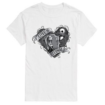 Disney's Nightmare Before Christmas Jack Sally Men's Graphic Tee