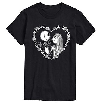 Disney's Nightmare Before Christmas Jack Sally Men's Graphic Tee