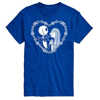 Disney's Nightmare Before Christmas Jack Sally Men's Graphic Tee