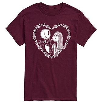 Disney's Nightmare Before Christmas Jack Sally Men's Graphic Tee