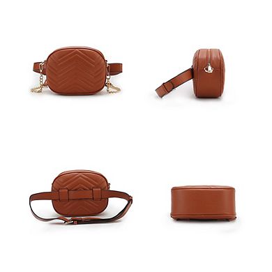 MKF Collection Shawnie Crossbody and Belt Waist Bag By Mia K