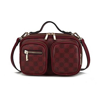 Mkf Collection Jolene Multi Pocket Crossbody Bag By Mia K