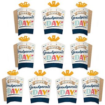 Big Dot Of Happiness Happy Grandparents Day - Table Decor - Party Fold & Flare Centerpc 10 ct