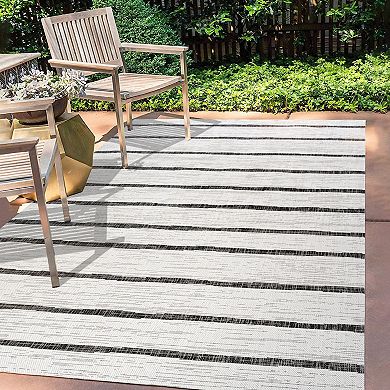 Colonia Berber Stripe Indoor/outdoor Area Rug