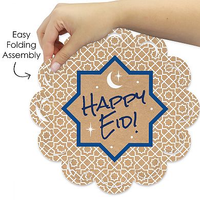 Big Dot Of Happiness Ramadan Eid Mubarak Party Decor Paper Chargers Place Setting For 12