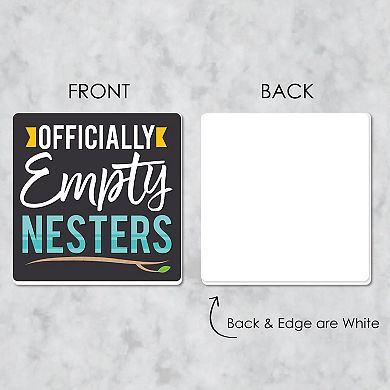 Big Dot Of Happiness Empty Nesters - Funny Empty Nest Party Decor - Drink Coasters - Set Of 6